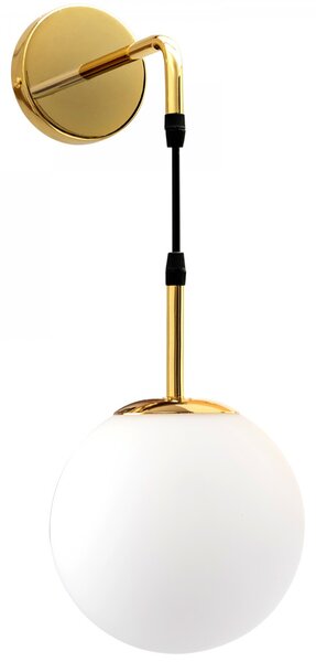 TooLight Skleněná nástěnná lampa APP653-1W Gold