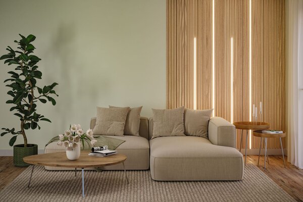 PAULMANN LED Strip Akustický Panel prodloužení 2,4m 3000K černá
