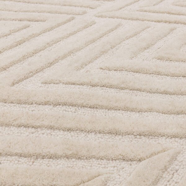 Krémový vlněný koberec 200x290 cm Hague – Asiatic Carpets