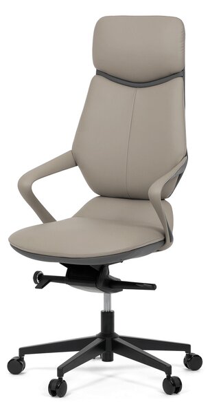 Vikio Kancelářské křeslo houpací mechanismus šedá ekokůže AKZ214S