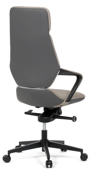 Vikio Kancelářské křeslo houpací mechanismus šedá ekokůže AKZ214S
