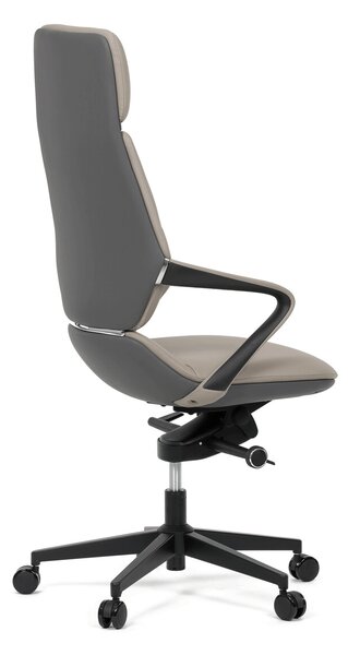 Vikio Kancelářské křeslo houpací mechanismus šedá ekokůže AKZ214S