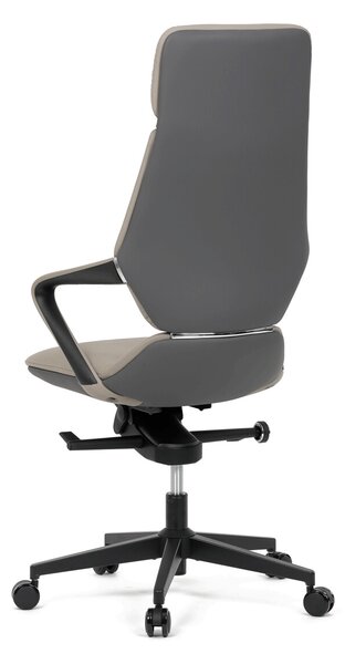 Vikio Kancelářské křeslo houpací mechanismus šedá ekokůže AKZ214S