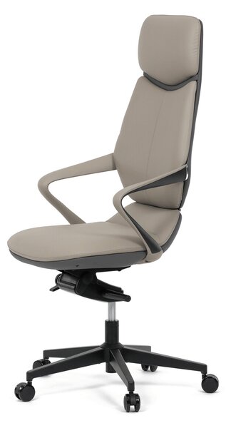 Vikio Kancelářské křeslo houpací mechanismus šedá ekokůže AKZ214S
