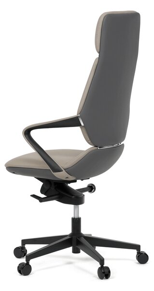 Vikio Kancelářské křeslo houpací mechanismus šedá ekokůže AKZ214S