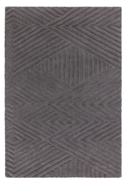 Antracitový vlněný koberec 160x230 cm Hague – Asiatic Carpets