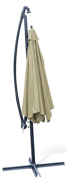 Zahradní boční slunečník 300 béžová HZN102B