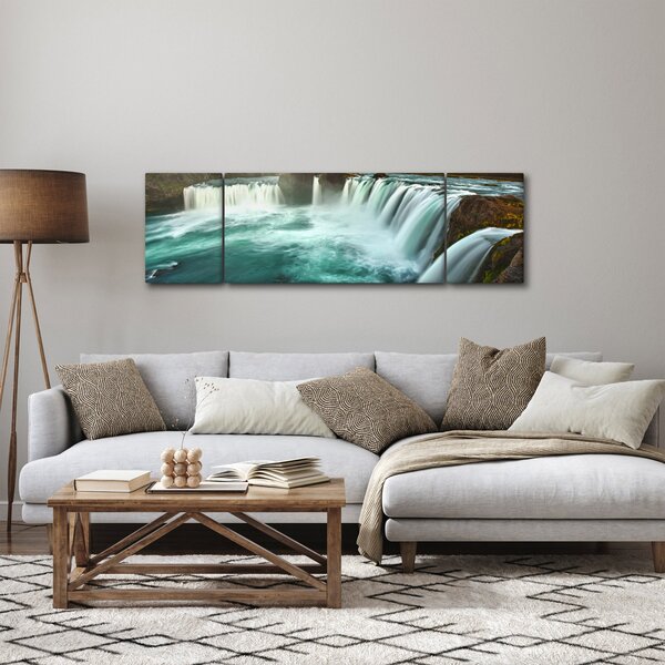 Obraz - Vodopády (170x50 cm)