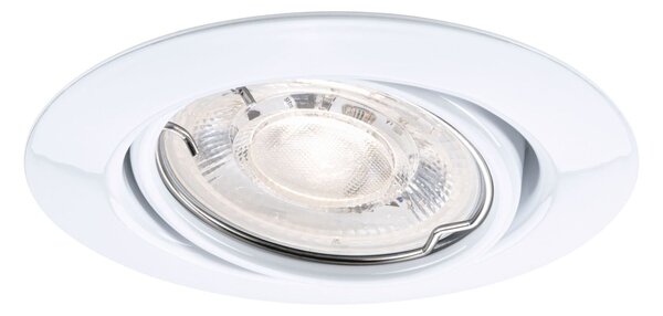 PAULMANN LED vestavné svítidlo Base GU10 Flat výklopné 4W 230V 2700K bílá