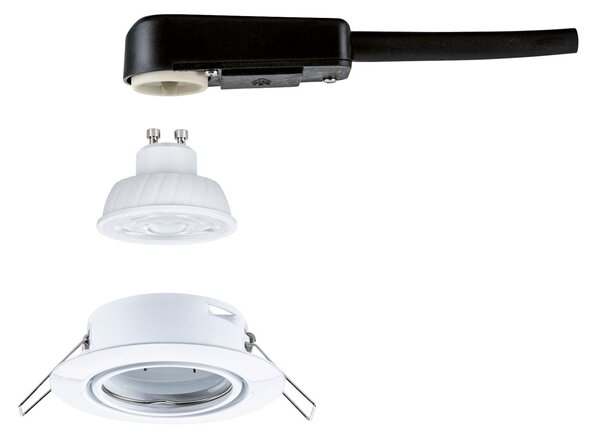 PAULMANN LED vestavné svítidlo Base GU10 Flat výklopné 4W 230V 2700K bílá