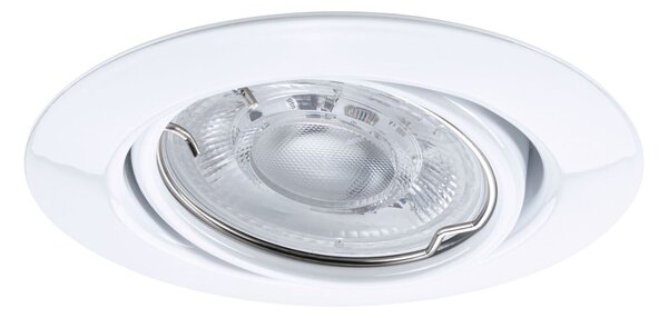 PAULMANN LED vestavné svítidlo Base GU10 Flat výklopné 4W 230V 2700K bílá