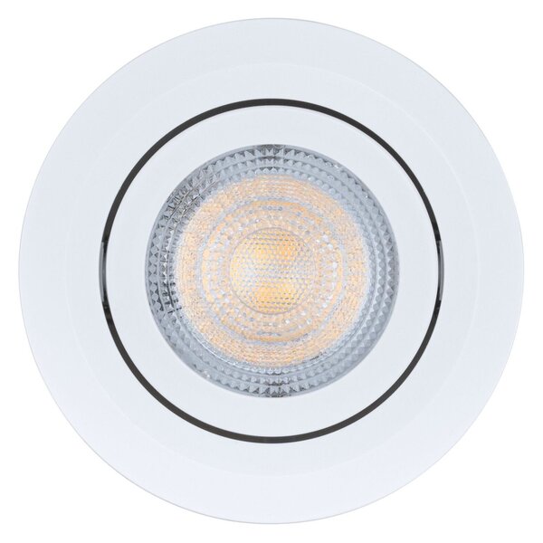 PAULMANN LED vestavné svítidlo FixedLED 10ks sada výklopné 25° 10x4,8W 230V 3000K bílá
