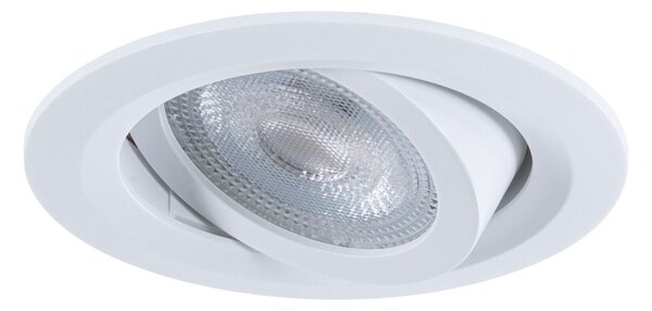 PAULMANN LED vestavné svítidlo FixedLED 10ks sada výklopné 25° 10x4,8W 230V 3000K bílá