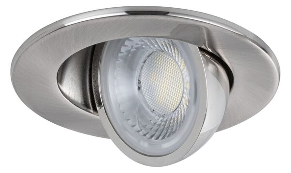 PAULMANN LED vestavné svítidlo Zina IP65 5W / 8W 230V stmívatelné 2700 - 4000K kov kartáčovaný