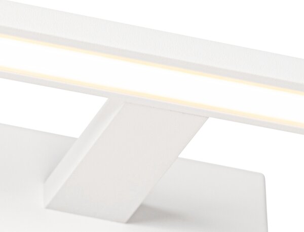 Nástěnné svítidlo bílé 41,5 cm vč. LED IP44 - Jerre