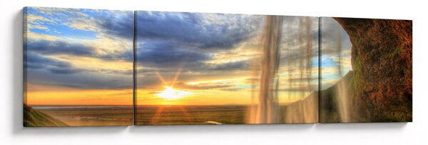 Obraz - Vodopád (170x50 cm)