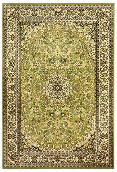 Sintelon, Kusový koberec SOLID 55 APA, 200x300, zelená, chodba / předsíň
