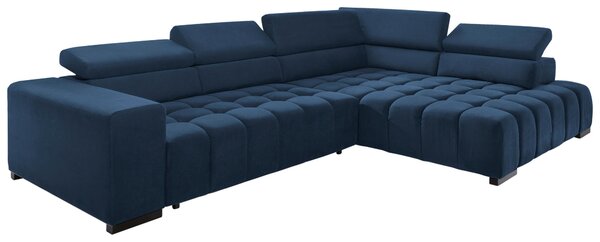 ROHOVÁ SEDAČKA, textil, modrá Livetastic - Sedací soupravy, Online Only