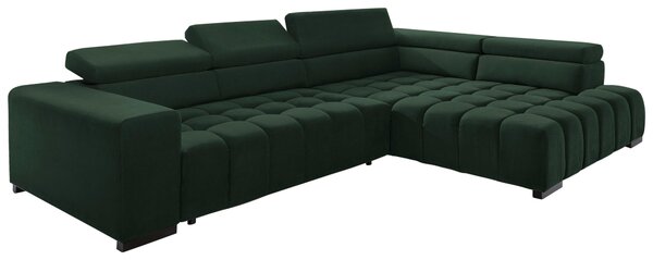ROHOVÁ SEDAČKA, textil, zelená Livetastic - Sedací soupravy, Online Only
