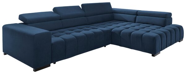 ROHOVÁ SEDAČKA, textil, modrá Livetastic - Sedací soupravy, Online Only