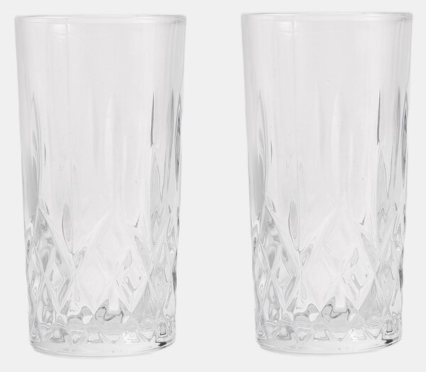 Sinsay - Sklenice s reliéfním vzorem 2 pack - clear