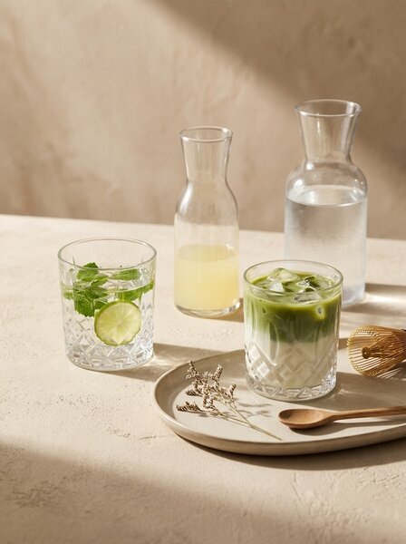 Sinsay - Sklenice s reliéfním vzorem 2 pack - clear