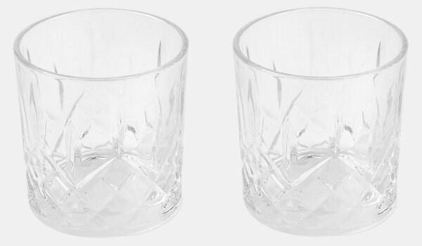 Sinsay - Sklenice s reliéfním vzorem 2 pack - clear