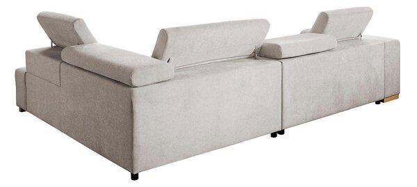 ROHOVÁ SEDAČKA, textil, béžová Livetastic - Sedací soupravy, Online Only