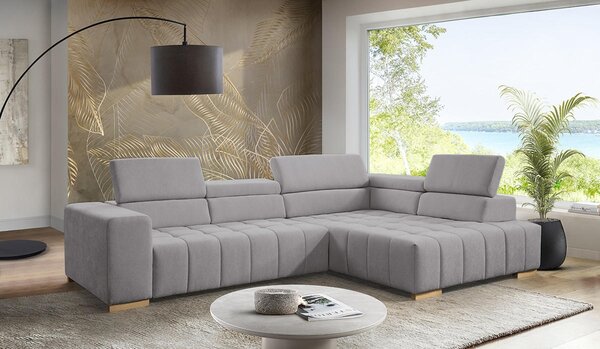 ROHOVÁ SEDAČKA, textil, hnědá Livetastic - Sedací soupravy, Online Only