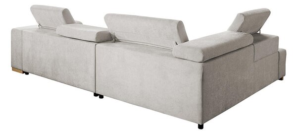 ROHOVÁ SEDAČKA, textil, béžová Livetastic - Sedací soupravy, Online Only