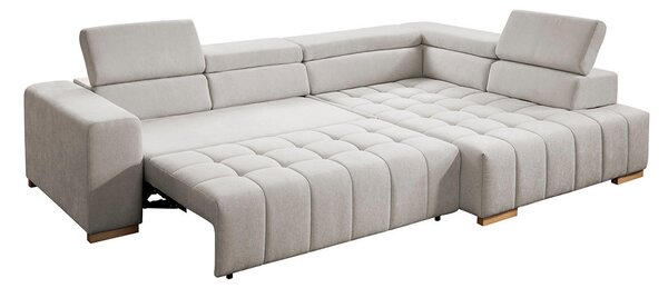 ROHOVÁ SEDAČKA, textil, béžová Livetastic - Sedací soupravy, Online Only