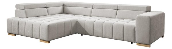 ROHOVÁ SEDAČKA, textil, béžová Livetastic - Sedací soupravy, Online Only