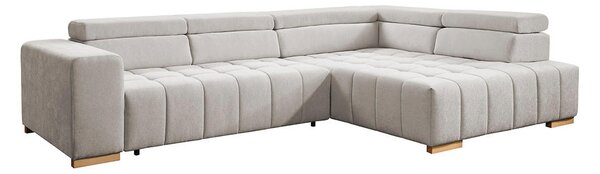 ROHOVÁ SEDAČKA, textil, béžová Livetastic - Sedací soupravy, Online Only