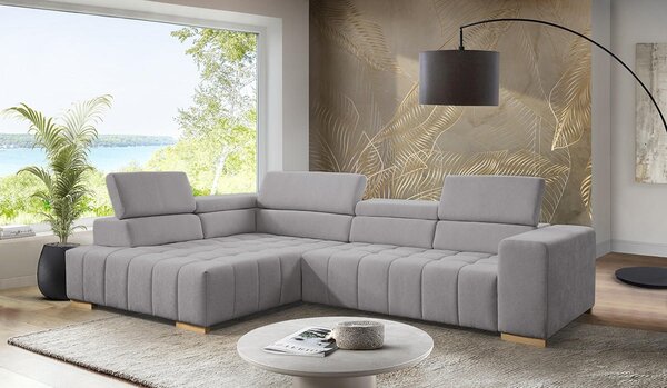 ROHOVÁ SEDAČKA, textil, hnědá Livetastic - Sedací soupravy, Online Only