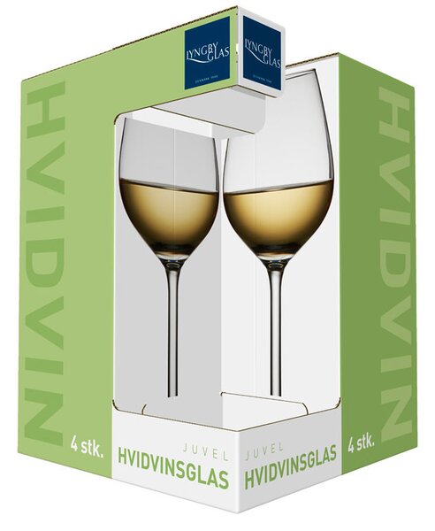 Lyngby Glas Sklenice na bílé víno 38cl (sada 4 ks)