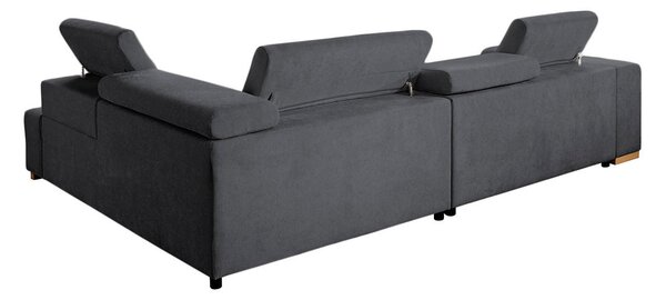 ROHOVÁ SEDAČKA, textil, barvy grafitu Livetastic - Sedací soupravy, Online Only