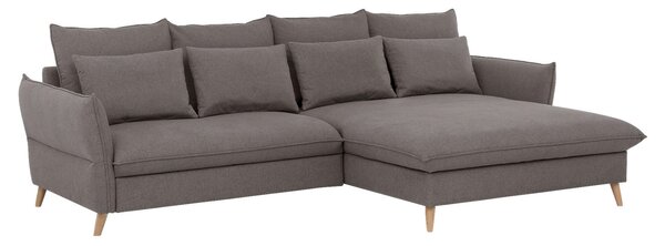 ROHOVÁ SEDAČKA, textil, světle hnědá Livetastic - Sedací soupravy, Online Only