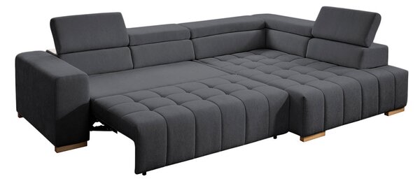 ROHOVÁ SEDAČKA, textil, barvy grafitu Livetastic - Sedací soupravy, Online Only