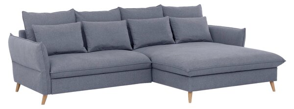 ROHOVÁ SEDAČKA, textil, modrá Livetastic - Sedací soupravy, Online Only