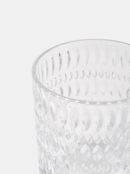 Sinsay - Sklenice s reliéfním vzorem 2 pack - clear