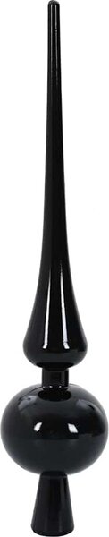 VidaXL Úzký vánoční stromeček, s 61 černými míčky [3394887] Barva: Zelená, Velikost: 150 cm