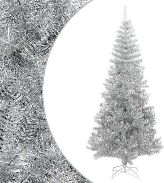 VidaXL Umělý vánoční stromeček PVC a ocel [244192] Barva: Bílá, Velikost: 120 cm