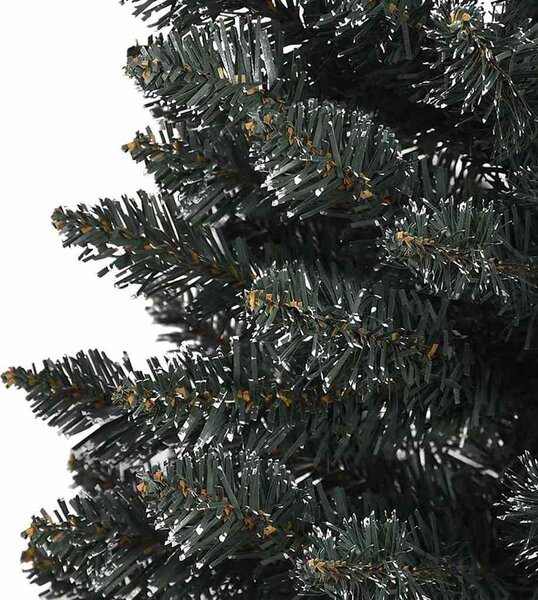 VidaXL Umělý úzký vánoční stromek se stojanem zelený PVC [345183] Velikost: 180 cm