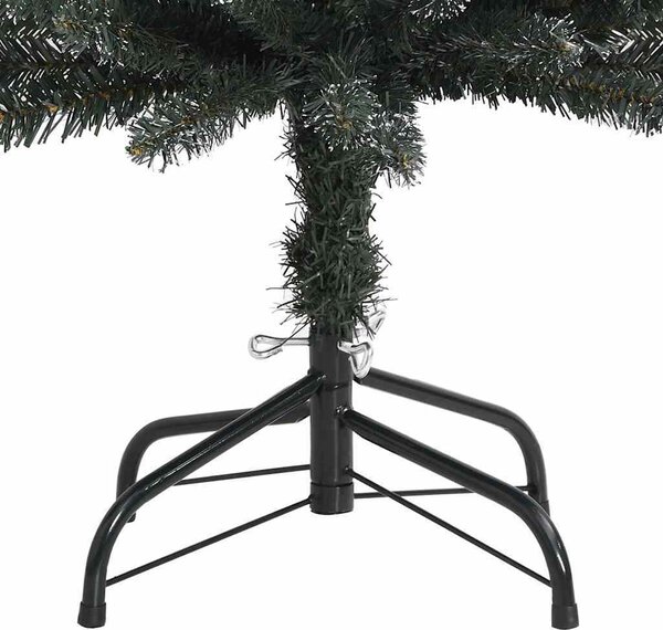VidaXL Umělý úzký vánoční stromek se stojanem zelený PVC [345183] Velikost: 180 cm