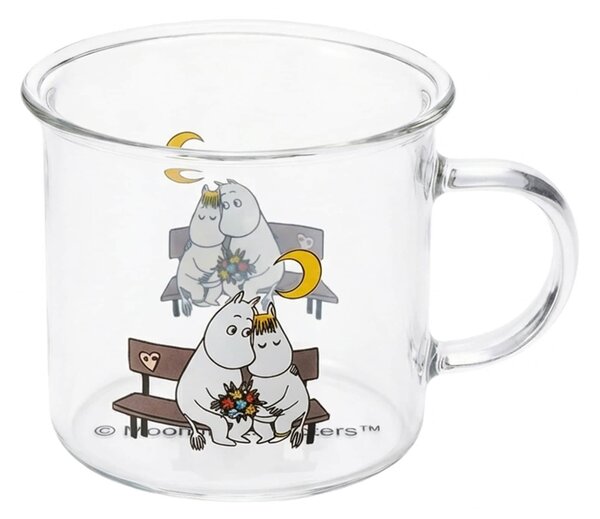Sinsay - Skleněný hrnek s uchem The Moomins - vícebarevná