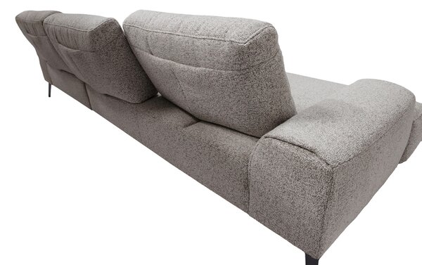 ROHOVÁ SEDAČKA, textil, šedavě hnědá Livetastic - Sedací soupravy, Online Only