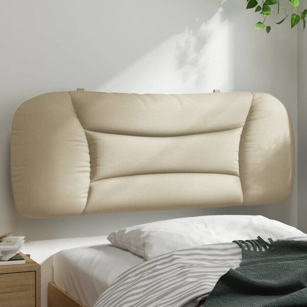 VidaXL Polštář na čelo postele Hvar textil [374552] Barva: Černá, Velikost: 140 cm