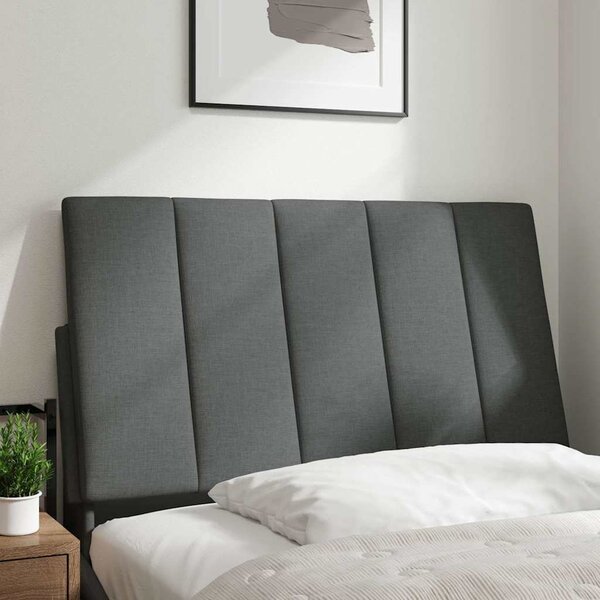 VidaXL Polštář na čelo postele Hanko textil [4019153] Barva: Tmavě šedá, Velikost: 180 cm