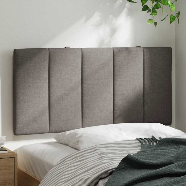 VidaXL Polštář na čelo postele Hanko textil [4019153] Barva: Tmavě šedá, Velikost: 180 cm