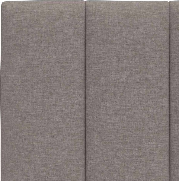 VidaXL Polštář na čelo postele Hanko textil [4019153] Barva: Tmavě šedá, Velikost: 180 cm